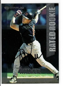 Todd Walker Signed 1996 Donruss Rated Rookie Card #25 Minnesota Twins - Picture 1 of 1