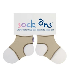 SOCK ONS Baby Sockenhalter  6-12 Monate Sand - Bild 1 von 1
