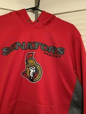 OTTAWA SENATORS RED SWEATSHIRT Stylish Majestic Hoodie Adult Medium NEW - Image 1 of 3