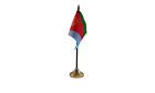 Pack Of 12 (6" X 4") Flag Eritrea Eritrean Desk Hand Table Flags With Bases
