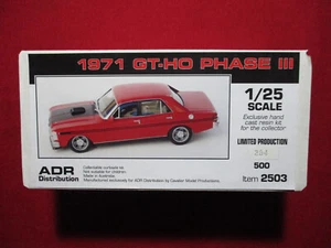 1971 Ford Falcon XY GTHO Phase III Aussie Made 1/25 Scale Kit Muscle Car GT-HO 3 - Picture 1 of 3