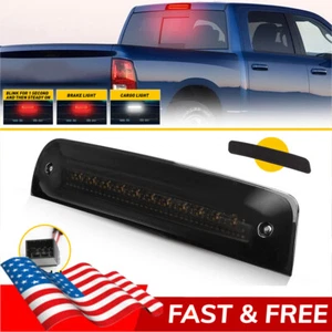 Strobe Smoked LED High Mount 3rd Brake Light For 09-18 Dodge RAM 1500 2500 3500 - Picture 1 of 12
