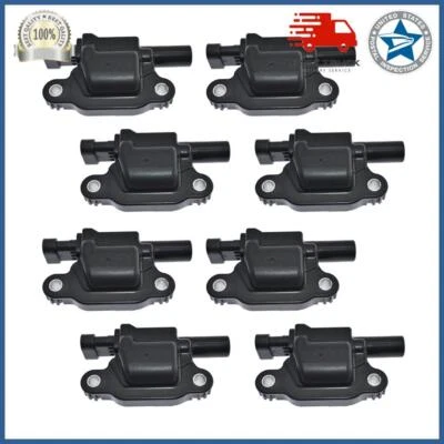8PCS Ignition Coils 12619161 For Chevrolet Silverado Camaro GMC Yukon Savana - Image 1 of 4