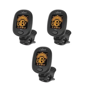 Artist TN75 Clip On Chromatic Headstock Guitar Tuner - 3 Pack - Picture 1 of 10