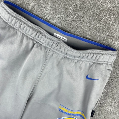 Los Angeles Chargers Nike NFL On Field Apparel Athletic Pants Mens M Gray Jogger Cover