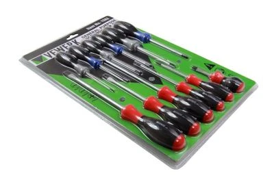 VEWERK TOOLS 12pc SOFT GRIP SCREWDRIVER SET B1582  - Image 1 of 2