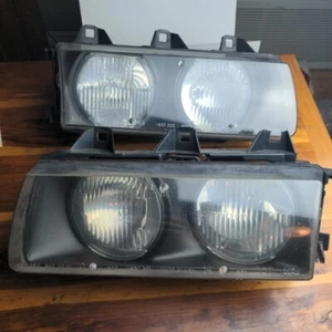 1995-1998 BMW 328i 325i 323i Coupe Sedan Headlight Lamp Set Left Right OEM - Picture 1 of 20