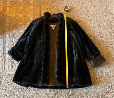 Chaqueta Swing J Percy para Marvin Richards Vintage Abrigo de Piel Sintética Para Mujer Talla L Foto 1 de 4