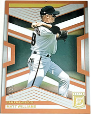 Matt Williams 2023 Panini Chronicles Donruss Eilte GOLD Parallel Giants SSP /25