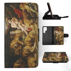 FLIP CASE FOR SAMSUNG GALAXY|PETER PAUL RUBENS - DANIEL IN THE LIONS' DEN ART - Picture 1 of 120