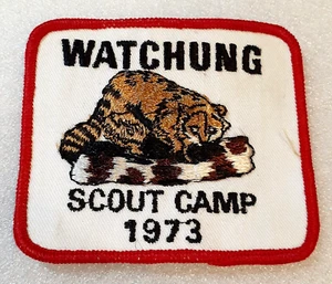 Vtg BSA Boy Scouts Watchung NJ Scout Camp Patch 1973 New NOS - Picture 1 of 3