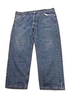 Levi's 550 Jeans Women's Blue Denim W48 L29 Repaired - Picture 1 of 18