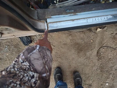 88-94 Jaguar XJ40 Xj6 Par de Porta Arranhão Painel de Passo Acabamento Cromado Tampas Tampa - Imagem 1 de 4