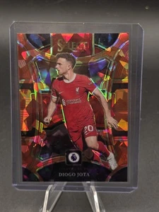 2023-24 Panini Select Premier League Diogo Jota Mezzanino Rosso Mojo Prizm /145 - - Foto 1 di 2