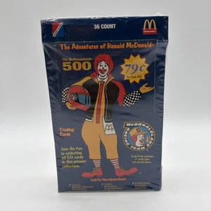 1996 McDonaldland 500 McDonald's Factory Sealed Trading Cards Box of 36 Packs - Picture 1 of 6