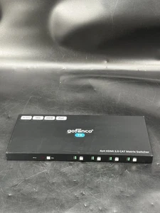 gofanco 4x4 HDMI 2.0 CAT Matrix Switcher Matrix44-HDBT 4K 18G HDR PoC - Foto 1 di 9