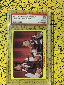 1971 partridge family psa 8's and 9's all three colors 10 Card Lot - Picture 1 of 10