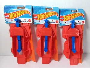 3 Hot Wheels - Tension Launcher w/ 6" Track - Mattel - Red w/ Orange Track - Picture 1 of 2