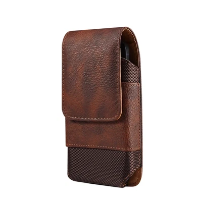Universal Leather Phone Waist Bag Belt Clip Case for iPhone Samsung Huawei UK - Image 1 of 4