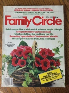 Family Circle Magazine January 25 1983 - Picture 1 of 6