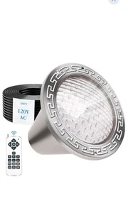 Tandanic 50 Watt, 10 inch, colorad changing LED pool light with remote 50ft Cord - Picture 1 of 5