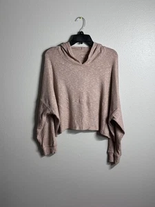 American Eagle Damen Beige Hoodie Pullover Pulli Oberteil Größe Medium - Bild 1 von 7