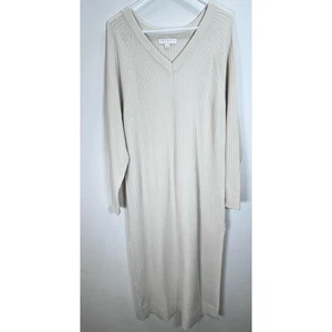 Maxi Vestido Suéter Espiritual Gangster Para Mujer Talla L Tejido Acanalado Manga Larga Suave Acogedor - Imagen 1 de 8