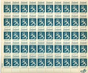 US Stamps # 1334  5 cent Finland Independence Sheet of 50 MHN - Picture 1 of 1