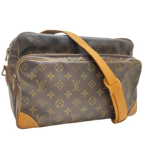 Extremely Rare Louis Vuitton Nile Shoulder Bag Monogram Leather LOUIS VUITTON - Picture 1 of 12