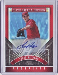 2015 Elite Extra Edition Prospect Autograph #84 Lucas Williams Auto - Flat S/H - Bild 1 von 1