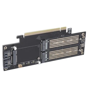 JEYI Adapter Card M.2 NVMe To PCIE X4/X8/X16 NGFF MSATA Expansion Heat Sink BEA - Photo 1 sur 12
