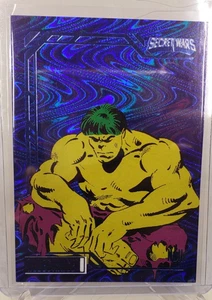 2024 Marvel Allegiance Secret Wars #35 Hulk BLUE SWIRL #1 of 10 ALPHA! Rare! - Picture 1 of 5