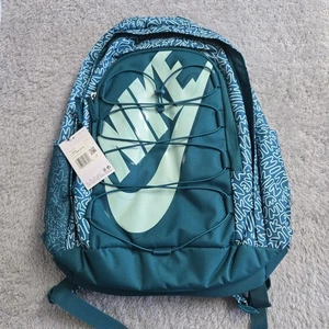 NIKE "HAYWARD SCRIBBLE" BACKPACK Green Geode Teal School Bag New - Picture 1 of 7