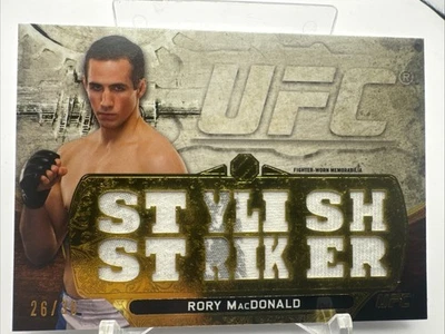 Rory MacDonald 2014 Triple Threads Relic 26/36 UFC- 1994 - Image 1 of 2