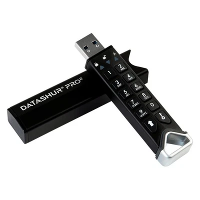 iStorage datAshur Pro2 128GB PIN / Password Encrypted Secure USB 3.2 Flash Drive - Image 1 of 4