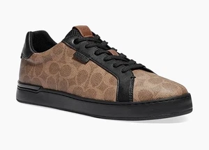Sneakers COACH uomo basse con logo monogramma taglia 10 nuove senza scatola - Foto 1 di 5