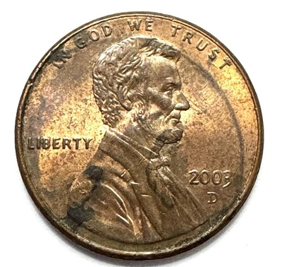 2003D Lincoln Memorial Error Penny - Image 1 of 2
