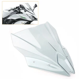 Fit Kawasaki Ninja 650 2017-19 GREY Windscreen Windshield Wind Screen Deflector - Picture 1 of 6