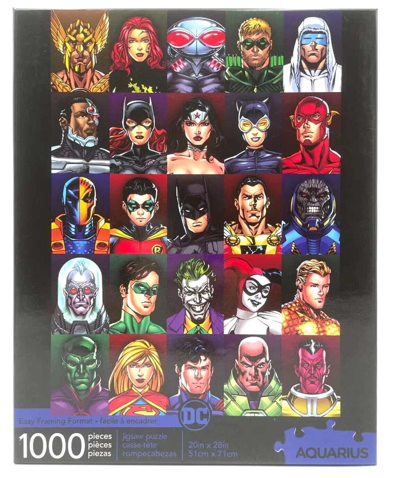 DC Comics Faces Puzzle 1000 Pcs Aquarius