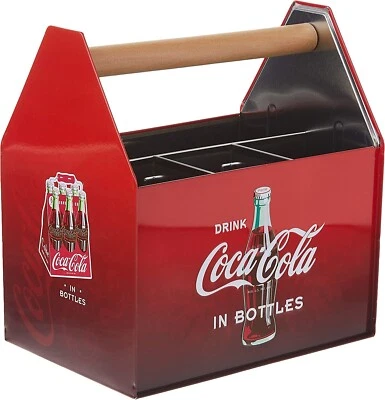 Coca-Cola Coke USA Besteckkasten Besteck Halter Stiftebox Utensil Caddy Tin Box