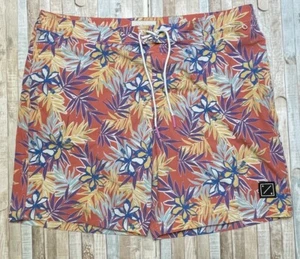 AMERICAN EAGLE OUTFITTERS Mens Board Shorts Swim Trunks Sz XXL Floral Hawaiian - Picture 1 of 10