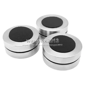 4pcs Stainless Steel Speaker Spike Stand Nail Damping Isolation Base Feet Pads - Picture 1 of 9