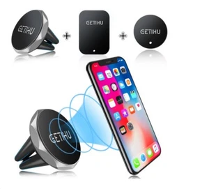 Supporto magnetico PORTA CELLULARE AUTO universale calamitato per bocchetta aria - Imagen 1 de 4