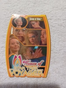 2001 WOMEN OF ST VOYAGER MORFEX CARD M4 SEVEN OF NINE AS THE DOCTOR - Picture 1 of 1
