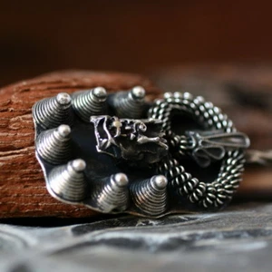 2 PCS ETHNIC TRIBAL MIAO HANDMADE HAIRPIN / JH149 - Picture 1 of 2