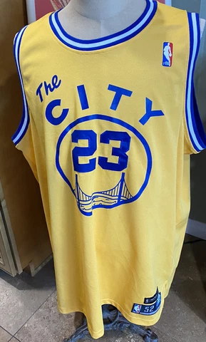 Golden State Warriors Jason Richardson Reebok Hardwood Classics Jersey Mens 52 Cover