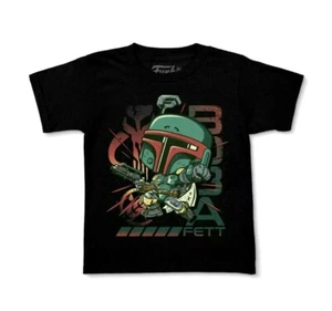 Funko Tee Boba Fett Kids Size XS Extra Small Youth Shirt Disney Mandalorian - Picture 1 of 1