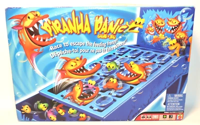 Juego de mesa Piranha Panic 2005 de Mattel Escape the Feeding Frenzy, nuevo, sellado Foto 1 de 4