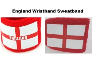 75 x England Flagge rot weiß St George Restposten Schweißband Schweißband Handgelenk NEU - Bild 1 von 2