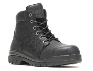 Stivali Wolverine Marquette punta acciaio 6"~uomo 9,5M~NUOVI~nero~W04714~ASTM F2413-18 - Foto 1 di 6